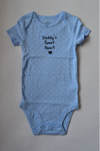 Бодік 1шт голубий Daddy's Sweet Heart