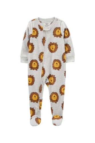 Чоловічок флісовий сірий з левами Чоловічок флісовий сірий з левами