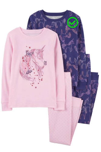 Піжама синя з кониками