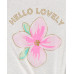     Легка футболка Hello Lovely Flower 100% бавовна